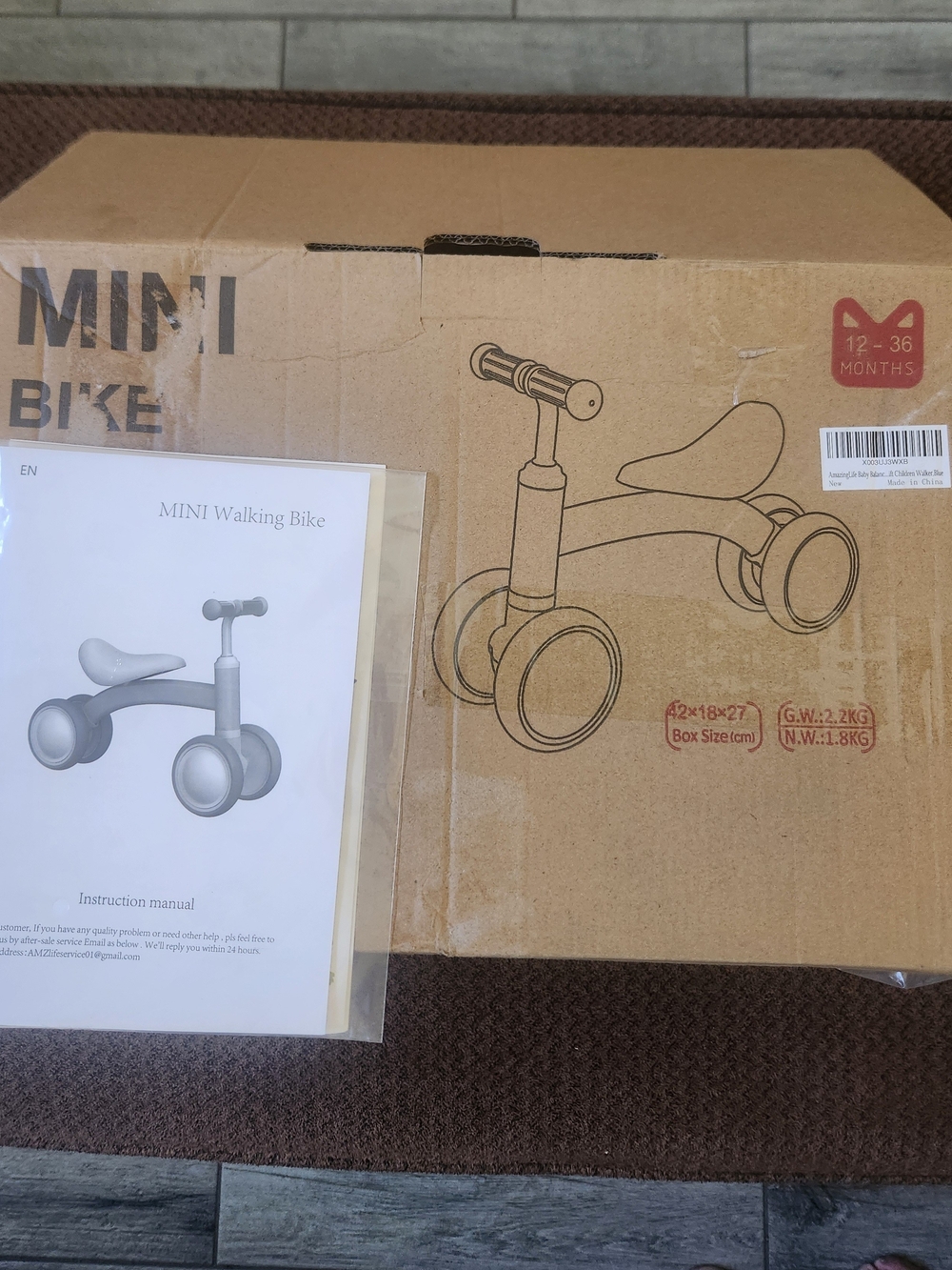 Amazing Life Baby Balance Bike